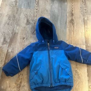 2T Boys Patagonia Blue Winter Jacket